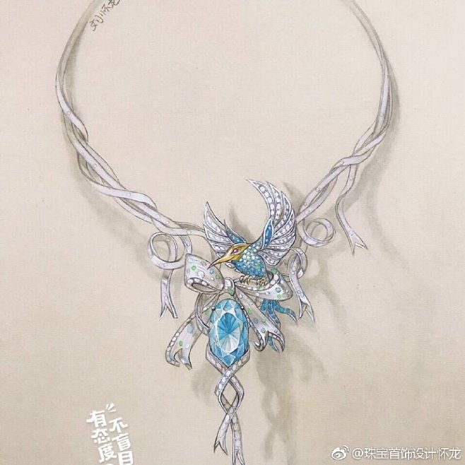 商业珠宝设计师的手绘日常 从灵感到高级手稿的创作之旅